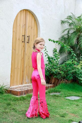 Girls Cowboy Cowgirl Costume Movie Doll Costume Set Halloween Cosplay Movie Pink Costume Girls Toddler in Saudi Arabia