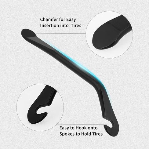 5-Piece Bike Tire Lever, Stainless Steel Bike Tire Removal Tool Portable Tire Lever Mounting Pole, Best Tire Changing Tool in Saudi Arabia