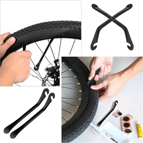 5-Piece Bike Tire Lever, Stainless Steel Bike Tire Removal Tool Portable Tire Lever Mounting Pole, Best Tire Changing Tool in Saudi Arabia