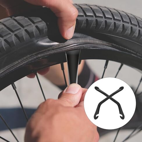 5-Piece Bike Tire Lever, Stainless Steel Bike Tire Removal Tool Portable Tire Lever Mounting Pole, Best Tire Changing Tool in Saudi Arabia