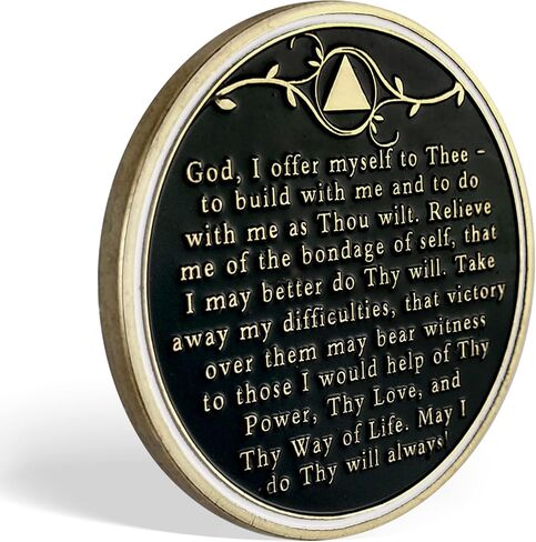 1 Year Tree of Life Sobriety Chip, AA Chips and Medallions - Sobriety Recovery Coin Sober Token | Sobriety Gifts for Celebrating Alcoholics Anonymous Recovery in Saudi Arabia