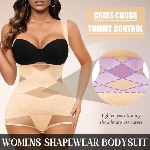 Avidlove Body Shapewear for Women Body Suits Tummy Control Waist Trainer Plus Size Shapewear Bodysuit in Saudi Arabia