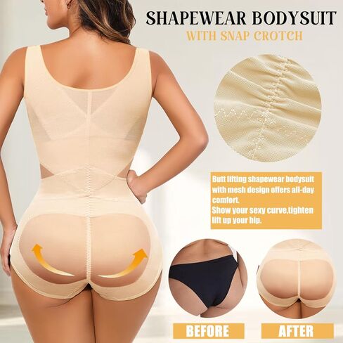 Avidlove Body Shapewear for Women Body Suits Tummy Control Waist Trainer Plus Size Shapewear Bodysuit in Saudi Arabia