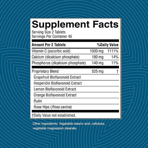 Nature's Sunshine فيتامين C الحمضيات بيوفلافونويد 500 ملغ، 90 قرصًا in Kuwait