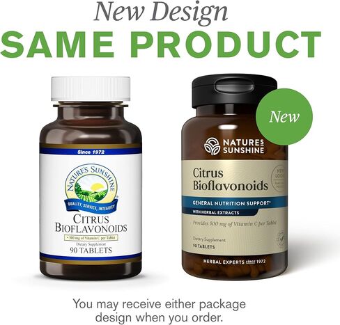Nature's Sunshine فيتامين C الحمضيات بيوفلافونويد 500 ملغ، 90 قرصًا in Kuwait