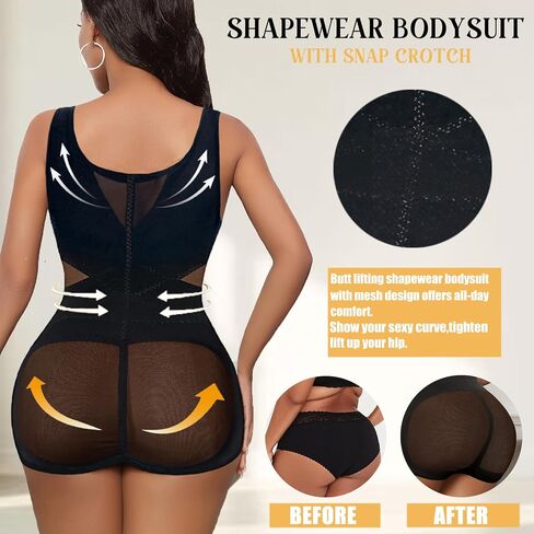 Avidlove Body Shapewear for Women Body Suits Tummy Control Waist Trainer Plus Size Shapewear Bodysuit in Saudi Arabia