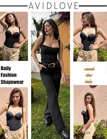 Avidlove Body Shapewear for Women Body Suits Tummy Control Waist Trainer Plus Size Shapewear Bodysuit in Saudi Arabia