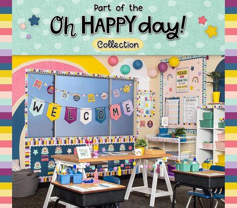 Teacher Created Resources Oh Happy Day Alphabet Bulletin Board (TCR9020) in Saudi Arabia