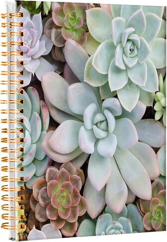 iampanda Spiral Journal Notebook,Strong Twin-Wire Binding with Premium Paper for Girl Women,Cool Luxury Design 60 Sheets A5 College Ruled Notebook/Journal,Perfect for School Office Home Gifts,Black in Kuwait