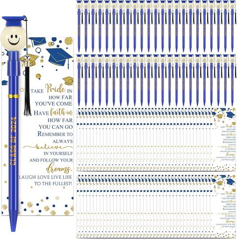 30 Sets Graduation Cap Ballpoint Pen Class of 2024 Pen Graduation Favors Pens with Tassel and Bookmark Graduation Gift Bulk for Students Grad Party Favor Senior High School Supplies(Purple) in Saudi Arabia