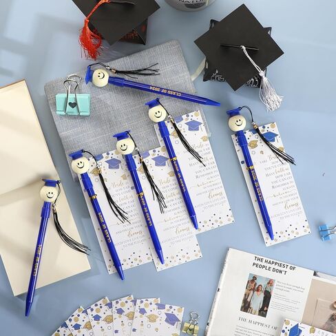 30 Sets Graduation Cap Ballpoint Pen Class of 2024 Pen Graduation Favors Pens with Tassel and Bookmark Graduation Gift Bulk for Students Grad Party Favor Senior High School Supplies(Purple) in Saudi Arabia
