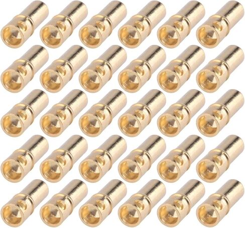 30Pairs 3.5mm Gold Bullet Banana Female Male Connectors RC ESC LIPO Battery Device Electric Motor Wire Parts in Saudi Arabia