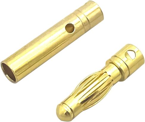 30Pairs 3.5mm Gold Bullet Banana Female Male Connectors RC ESC LIPO Battery Device Electric Motor Wire Parts in Saudi Arabia