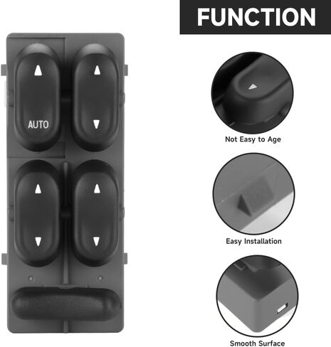 Front Left Driver Side Master Power Window Switch - Compatible for Ford F-250 F-350 2000-2001 for Lincoln Navigator Blackwood 1998-2003 - Replace Part XL1Z14529BA, F6DZ14529AA in Saudi Arabia
