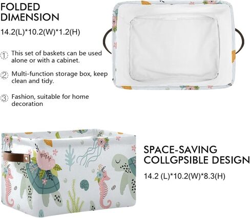 Aslsiy Storage Basket Gray Hockey Players Nursery Bins Baby Canvas Box Clothes Shelf Basket Laundry Hampers 1 Pcs in Saudi Arabia