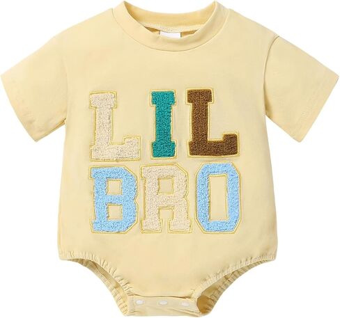 Baby Boy Romper Short Sleeve Shirt Onesie, Infant Boy One-Piece Crewneck Romper Summer Outfit in Saudi Arabia