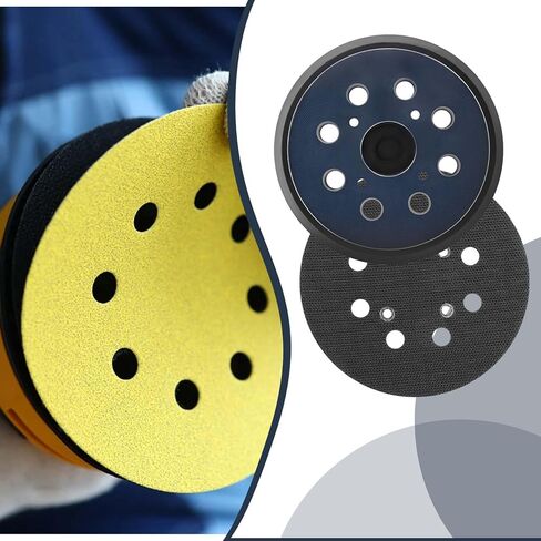 قطعتان من وسادة استبدال أداة الصنفرة، 5 بوصات و8 فتحات بخطاف وحلقة بديلة لأداة الصنفرة المدارية، وسادة دعم للصنفرة المدارية in Kuwait