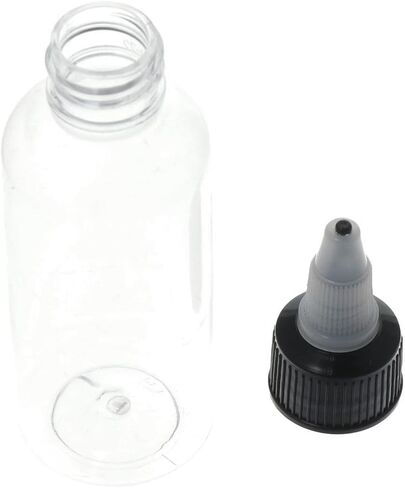 8Pcs 2 oz Discharge Bottle, 60ml Laboratory Wash Bottle, Plastic Squeeze Dropper Bottles, Refillable Dispensing Container for Tattoo Ink in Saudi Arabia