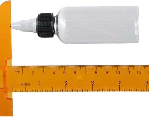 8Pcs 2 oz Discharge Bottle, 60ml Laboratory Wash Bottle, Plastic Squeeze Dropper Bottles, Refillable Dispensing Container for Tattoo Ink in Saudi Arabia