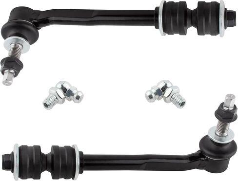 4 قطع طقم التعليق الأمامي والخلفي المثبت Sway Bar End Links Set للسائق الأيسر والراكب الأيمن مناسب لكرايسلر أسبن 2007-2009، لدودج دورانجو 2004-2009 استبدال # K750026 K80947 in Saudi Arabia