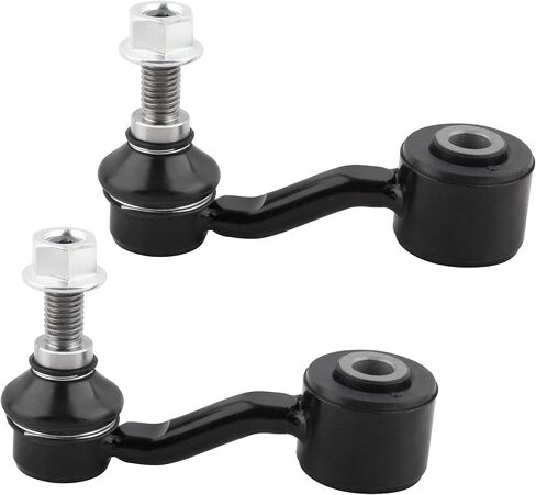 4 قطع طقم التعليق الأمامي والخلفي المثبت Sway Bar End Links Set للسائق الأيسر والراكب الأيمن مناسب لكرايسلر أسبن 2007-2009، لدودج دورانجو 2004-2009 استبدال # K750026 K80947 in Saudi Arabia