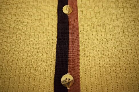 Men’s Short Sleeve Knit Sports Shirt - Modern Polo Vintage Classics: Solid Geometric Jacquard with Color Tipping in Kuwait