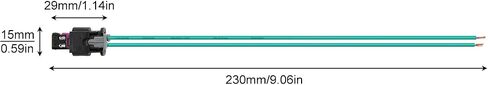 WPT-1648 DU2Z-14S411-AZB 2 Pin Car Battery Female Current Sensor Connector Fit for Ford Focus Escape 2012-2018/2016 in Saudi Arabia