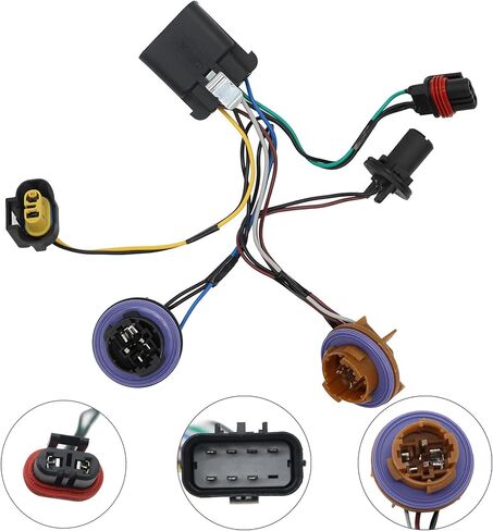 طقم أسلاك المصباح الأمامي لسيارة شيفروليه أفالانش تاهو سوبربان 1500 2007-2014، بديل 15950809 in Kuwait