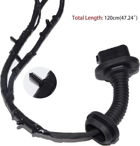 Rear Left Door Wire Jumper Harness Assembly Back LH Driver Side Compatible with Ford F150 3.5L-5.4L Crew Cab 2009-2014, Replace# 9L3Z-14631-CAA in Saudi Arabia