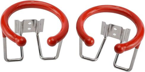 Amarine Made Pair of Stainless Steel Boat Ring Cup Drink Holder with Anti-Collision Rubber Protective Sleeve for Marine Yacht Truck RV Trailer (3.1" Dia) in Saudi Arabia