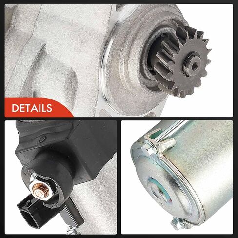 A-Premium Starter Motor Compatible with Honda Pilot 2016-2016, Odyssey 2018-2019, Ridgeline 2020-2021, Passport 2019-2021 & Acura MDX 2016-2020, TLX 2015-2020, 3.5L, 12V 1.8KW 16-Teeth Clockwise in Saudi Arabia