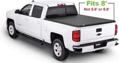 Tonno Pro Tonno Fold، غطاء سرير شاحنة ناعم قابل للطي | 42-113 | يناسب 2014-2018، 19 Ltd/Lgcy Chevy/GMC Silverado/Sierra 1500 سرير 8 أقدام و2 بوصة (97.8 بوصة) in Saudi Arabia