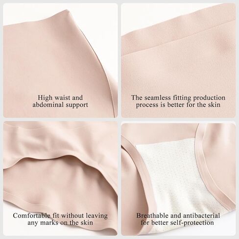 3Pack Pregnant Women's Underwear With High Waist Mid Panties Shorts Waistband Padding and Belly Lifting Shorts… in Saudi Arabia