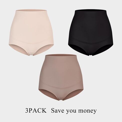 3Pack Pregnant Women's Underwear With High Waist Mid Panties Shorts Waistband Padding and Belly Lifting Shorts… in Saudi Arabia