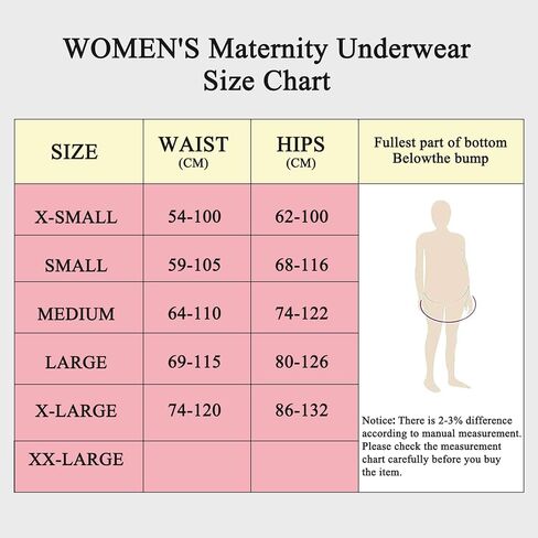 3Pack Pregnant Women's Underwear With High Waist Mid Panties Shorts Waistband Padding and Belly Lifting Shorts… in Saudi Arabia