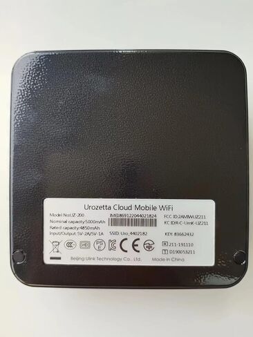 Urozetta Mobile Hotspot Router لاسلكي محمول للسفر في أكثر من 150 دولة، واي فاي عالي السرعة مع 25 جيجابايت أمريكي، بدون بطاقة SIM، 5000 مللي أمبير، تجوال مجاني، في جميع أنحاء العالم، السفر، المنزل، UZ-100 in Saudi Arabia