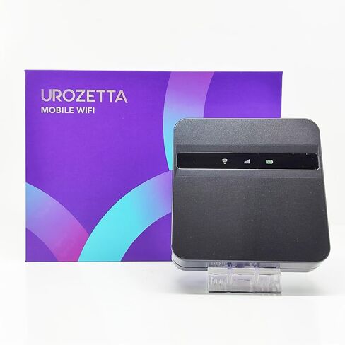 Urozetta Mobile Hotspot Router لاسلكي محمول للسفر في أكثر من 150 دولة، واي فاي عالي السرعة مع 25 جيجابايت أمريكي، بدون بطاقة SIM، 5000 مللي أمبير، تجوال مجاني، في جميع أنحاء العالم، السفر، المنزل، UZ-100 in Saudi Arabia