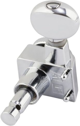Fender Locking Tuners Stratocaster Guitar Tuners, Polished Chrome, Right Hand Guitar Tuners, 1.7x10x4.5 Inches, Set of 6 Guitar Tuning Machines (2-Pack) in Saudi Arabia