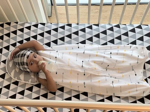 ملاءات Pack n Play - ملاءات العبوة واللعب 4 عبوات - ملاءات مرتبة من القطن المنسوج فائق النعومة بنسبة 100% - ملاءة لعب محمولة - ملاءات سرير صغيرة مناسبة للأولاد والبنات (24 × 38 × 5) in Kuwait