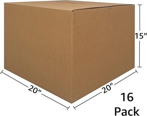 صناديق متحركة كبيرة من uBoxes مقاس 20 بوصة × 20 بوصة × 15 بوصة (عبوة من 16 قطعة) in Kuwait