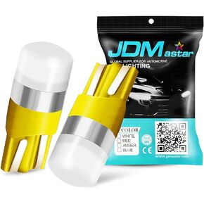 JDM ASTAR U1 High Performance 1:1 Design 194 168 2825 W5W T10 Brgiht Yellow LED Bulbs