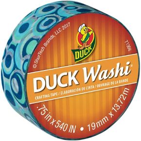 Blue Mod - Duck Washi Crafting Tape 0.75 in. X 15 yd.