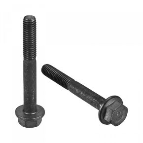 uxcell Metric M6x55mm Hex Flange Bolts, 5pcs 10.9 Grade Carbon Steel Hexagon Head Screws
