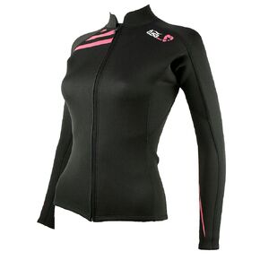 TUSA Sport Womens 2mm Neoprene Wetsuit Top, Large, Black