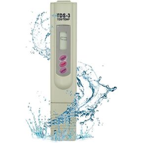 TDS Digital Water Quality Tester, TDS pH Meter Tester, PPM Water Quality Tester with a Measurement Range of 0-9999ppm, Suitable for Home Drinking, Swimming Pools, and Aquariums in Saudi Arabia