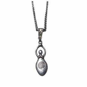 Spiral Goddess Necklace Stainless Steel - Gift Box Included - Gift for Her