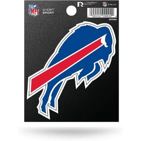 Rico Industries NFL Football Buffalo Bills Short Sport Decal 3.75' x 4.75' Die Cut Team Logo Short Sport Decal