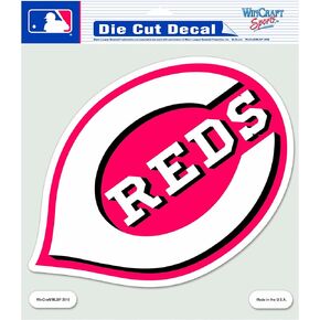 MLB Cincinnati Reds 8-by-8 Inch Diecut Colored Decal