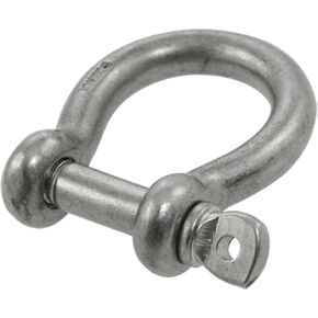 uxcell 10mm 3/8" 304 Stainless Steel Screw Pin Heavy Bow Shackle Clevis Clamp for Chain Rigging Camping