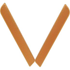 Orange Saddlebag Reflectors Latch Covers Safety Side Visibility Reflector Small Size Fit for Touring FLT FLHT FLHR…